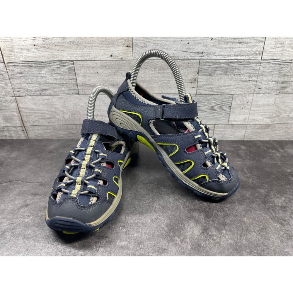 Merrell Hydro H2O Hiker Sandals Kids Boys 13M Shoes Blue Leather Sports Comfort